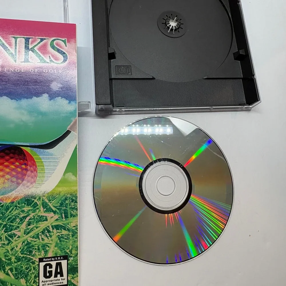 Links The Challenge of Golf Sega CD Game Retro Sports Virgin Interactive